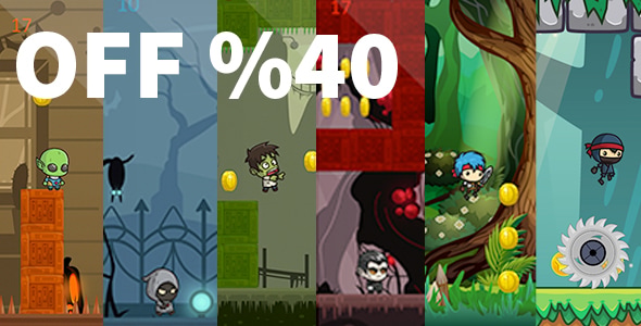 MEGA BUNDLE 6 RUNNER GAMES - ANDROID STUDIO & ECLIPSE FILE - CodeCanyon Item for Sale