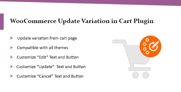 WooCommerce Update Variations in Cart Plugin - CodeCanyon Item for Sale
