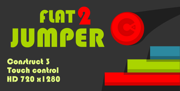 Flat Jumper 2 - HTML5 Game (Construct3) - CodeCanyon Item for Sale
