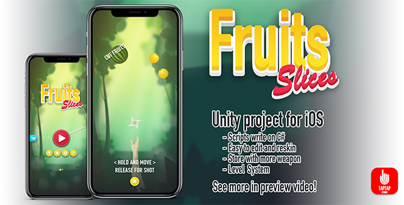 Fruit Slices - Unity game for iOS - CodeCanyon Item for Sale