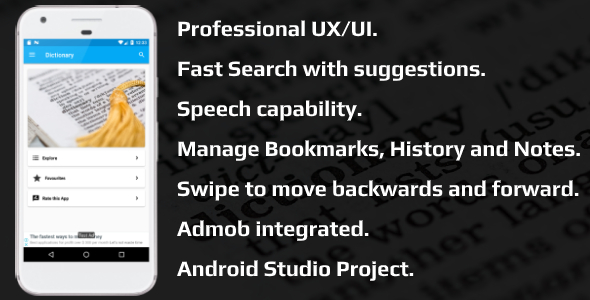 Pro Dictionary (Android) - CodeCanyon Item for Sale