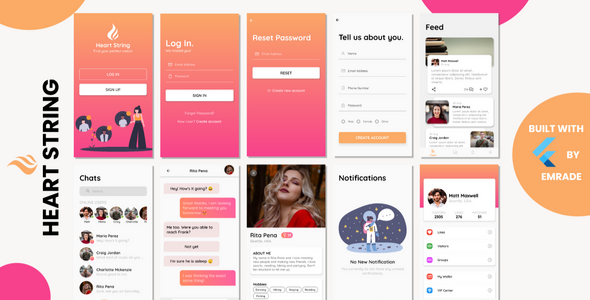 FindMe Flutter Android Dating app UI theme - CodeCanyon Item for Sale