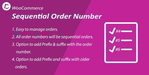 WooCommerce Sequential Order - CodeCanyon Item for Sale