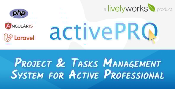ActivePRO - Project & Tasks Management System for Active Professionals - CodeCanyon Item for Sale