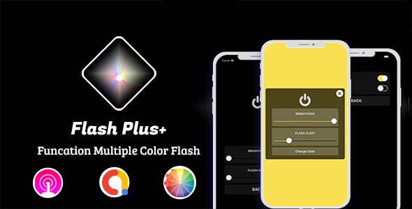 Flash Plus - Multiple Color Flash App for IOS - CodeCanyon Item for Sale