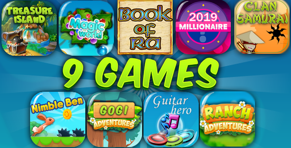 HTML5 9 GAMES BUNDLE №3 (CAPX) - CodeCanyon Item for Sale