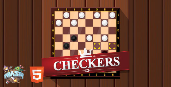 Checkers - HTML5 Game (Phaser 3) - CodeCanyon Item for Sale