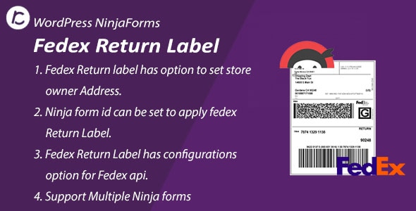 FedEx Return Label Using Ninja Form - CodeCanyon Item for Sale