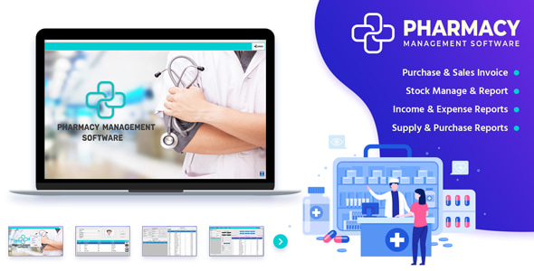 PharmaSale - Pharmacy Management Desktop Software with Full Source Code - CodeCanyon Item for Sale