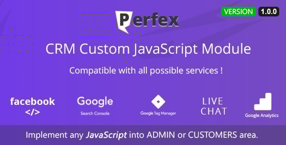 Perfex CRM Custom JS Module - CodeCanyon Item for Sale