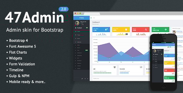 47Admin - Bootstrap Admin Skin - CodeCanyon Item for Sale