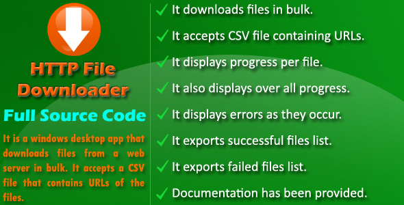 HTTP File Downloader - Source Code - CodeCanyon Item for Sale