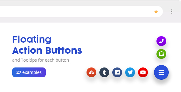 Floating Action Buttons - Pure CSS3 - CodeCanyon Item for Sale