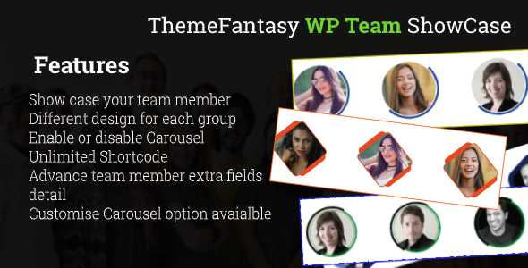 Fancy WordPress Team Showcase - CodeCanyon Item for Sale