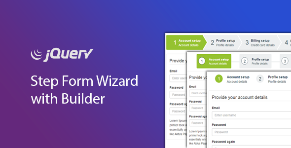 jQuery Step Wizard with Step Form Builder - Timon Step Form - CodeCanyon Item for Sale