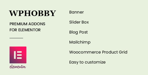 WPHobby Addons for Elementor - CodeCanyon Item for Sale