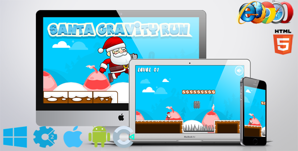Santa Gravity Run - CodeCanyon Item for Sale