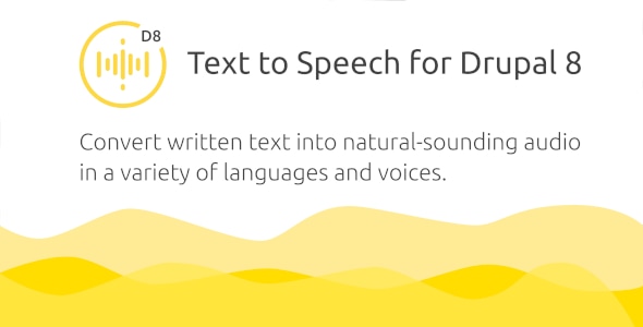 Golos — Text to Speech Plugin for Drupal 8 - CodeCanyon Item for Sale