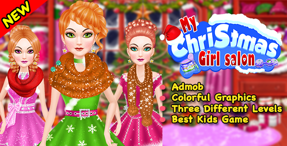 Best Christmas Girl Salon + Ready For Publish + Android - CodeCanyon Item for Sale