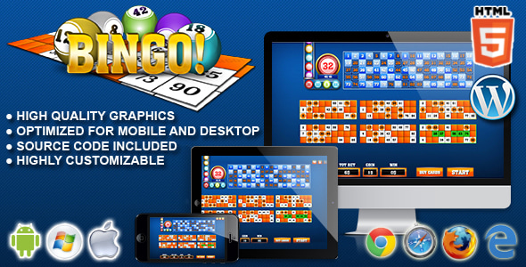 Bingo! - HTML5 Gambling Game - CodeCanyon Item for Sale