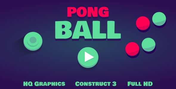 Pong Ball - HTML5 Game (Construct3) - CodeCanyon Item for Sale