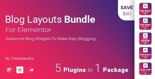 Blog Layouts Bundle For Elementor - CodeCanyon Item for Sale