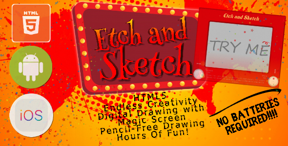 Etch and Sketch 2022 - Construct 2 Game Construct 3 + CAPX - CodeCanyon Item for Sale