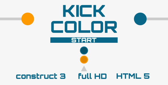 Kick Color - HTML5 Game (Construct3) - CodeCanyon Item for Sale
