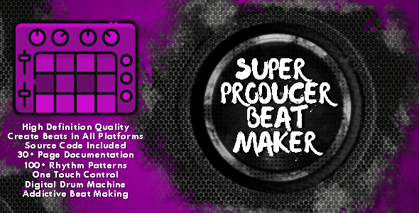 Super Producer Beat Maker 2026 HTML5 Game - HTML5 Website - CodeCanyon Item for Sale