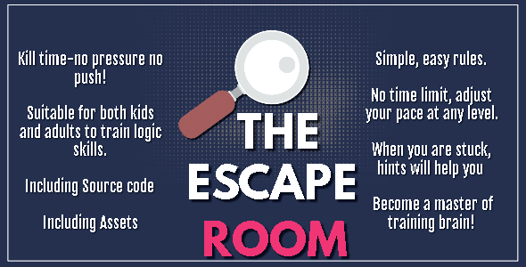 The Escape Room - HTML5 Game - HTML5 Website - CodeCanyon Item for Sale