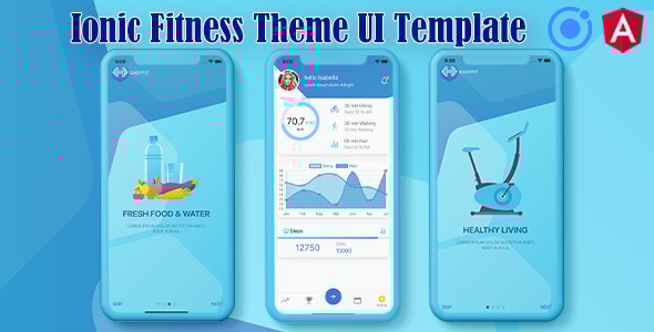 Ionic 5 / Angular 8 Fitness UI Theme / Template App | Starter App - CodeCanyon Item for Sale