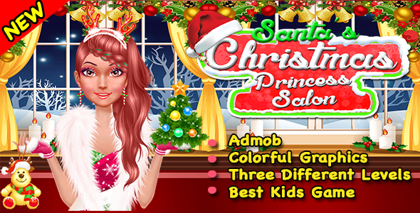 Santa Princess Salon + Best Game For Kids + Ready For Publish + Android - CodeCanyon Item for Sale