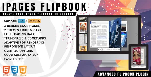 iPages - FlipBook Image & PDF Viewer for WordPress - CodeCanyon Item for Sale