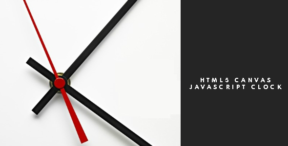 HTML5 Canvas Javascript Clock HTML5 Website - CodeCanyon Item for Sale