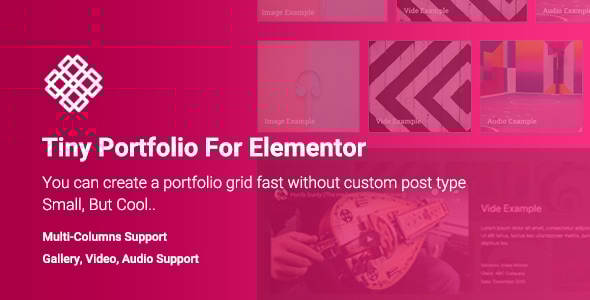 Tiny Portfolio Widget For Elementor - CodeCanyon Item for Sale