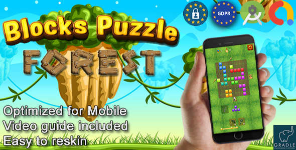 Puzzle Blocks Forest (Admob + GDPR + Android Studio) - CodeCanyon Item for Sale