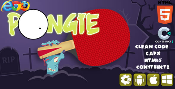 Pongie - Html5 Game (CAPX) - CodeCanyon Item for Sale