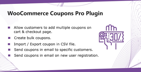 WooCommerce Coupons Pro Plugin - CodeCanyon Item for Sale