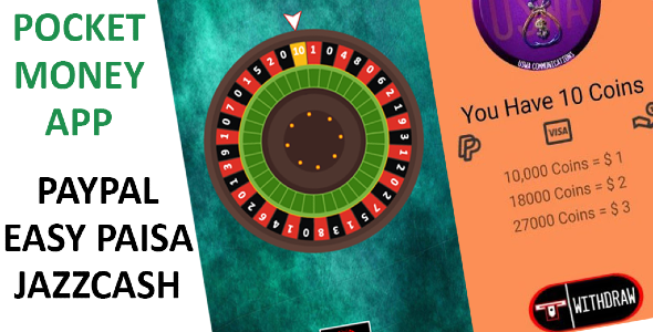 Pocket Money - Earn Real Money - StartApp Ads - CodeCanyon Item for Sale