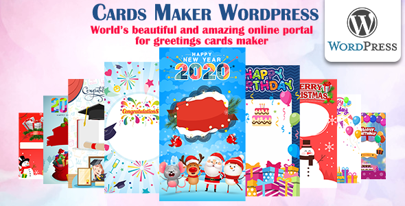 Cards Maker Wordpress - CodeCanyon Item for Sale