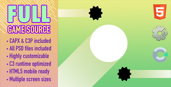 Swipe It - HTML5 Game (Construct 2 & Construct 3) - CodeCanyon Item for Sale