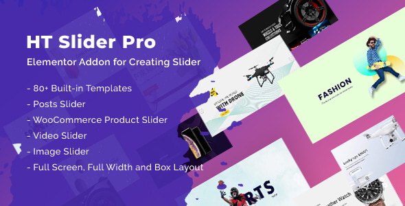 HT Slider Pro For Elementor - CodeCanyon Item for Sale