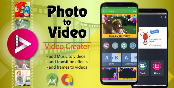 Photo Video Maker With Music - Android Source Code - CodeCanyon Item for Sale
