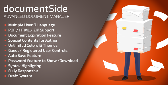 documentSide PHP Document & Guide Manager - CodeCanyon Item for Sale