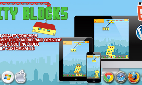 City Blocks - HTML5 Game by codethislab | CodeCanyon