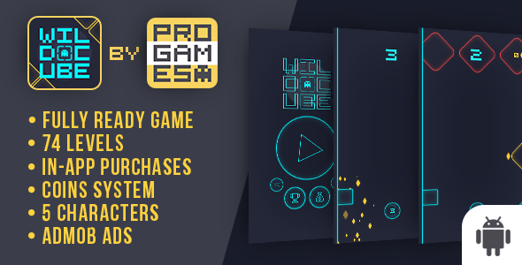 Wild Cube - Android game - easy to reskine + AdMob - CodeCanyon Item for Sale
