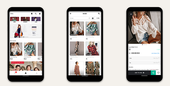 Ionic 5 Angular E-commerce App Template - CodeCanyon Item for Sale