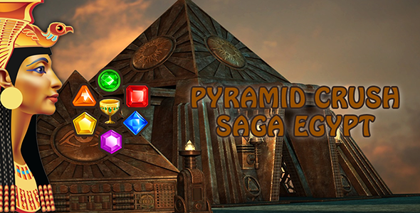 Pyramid Crush Saga Egypt - Android Game - CodeCanyon Item for Sale