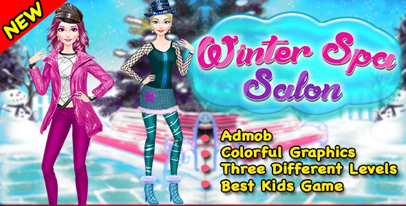 Winter Spa Salon Game For Kids + Ready For Publish - CodeCanyon Item for Sale