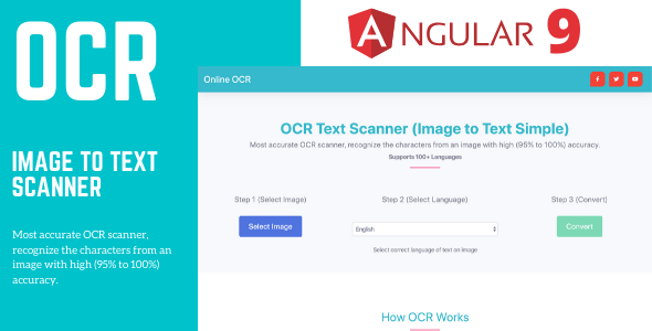 Online OCR Tools - Image to Text Converter Full Production Ready App (Angular 15 & Typescript) - CodeCanyon Item for Sale